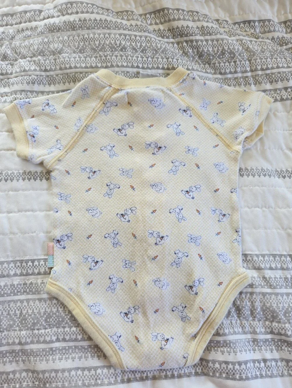 Vintage Gymboree 1998 Bunny Rabbit Bodysuit Newborn
